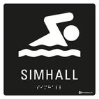 SKYLT TAKTIL SIMHALL