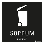 SKYLT TAKTIL SOPRUM