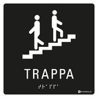 SKYLT TAKTIL TRAPPA