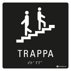 SKYLT TAKTIL TRAPPA