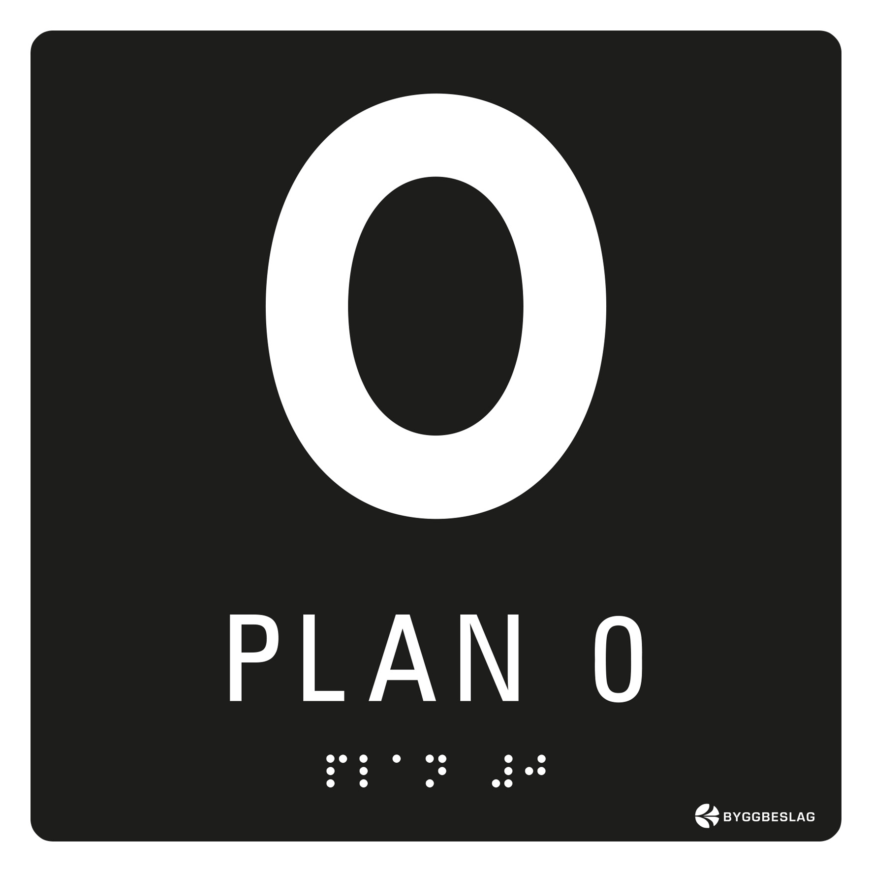 TAKTILA SKYLTAR VÅNINGSPLAN