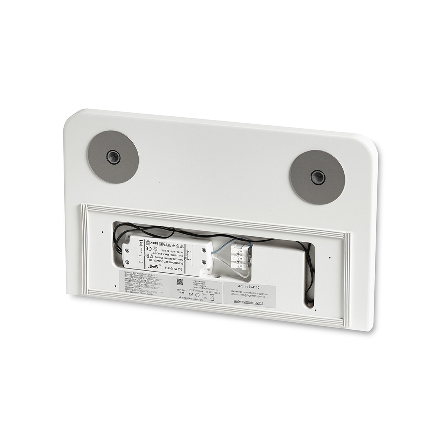 BELYSNING 625110 560 MM LED EXKL ELUTTAG IP44 VIT