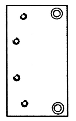 FÄSTPLATTA 48-2 FÖR GGJ 3225,3228,3229,3232,K1227 ELFÖRZ
