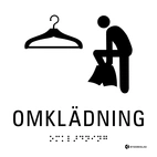 SKYLT TAKTIL OMKLÄDNING