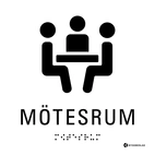 SKYLT TAKTIL MÖTESRUM