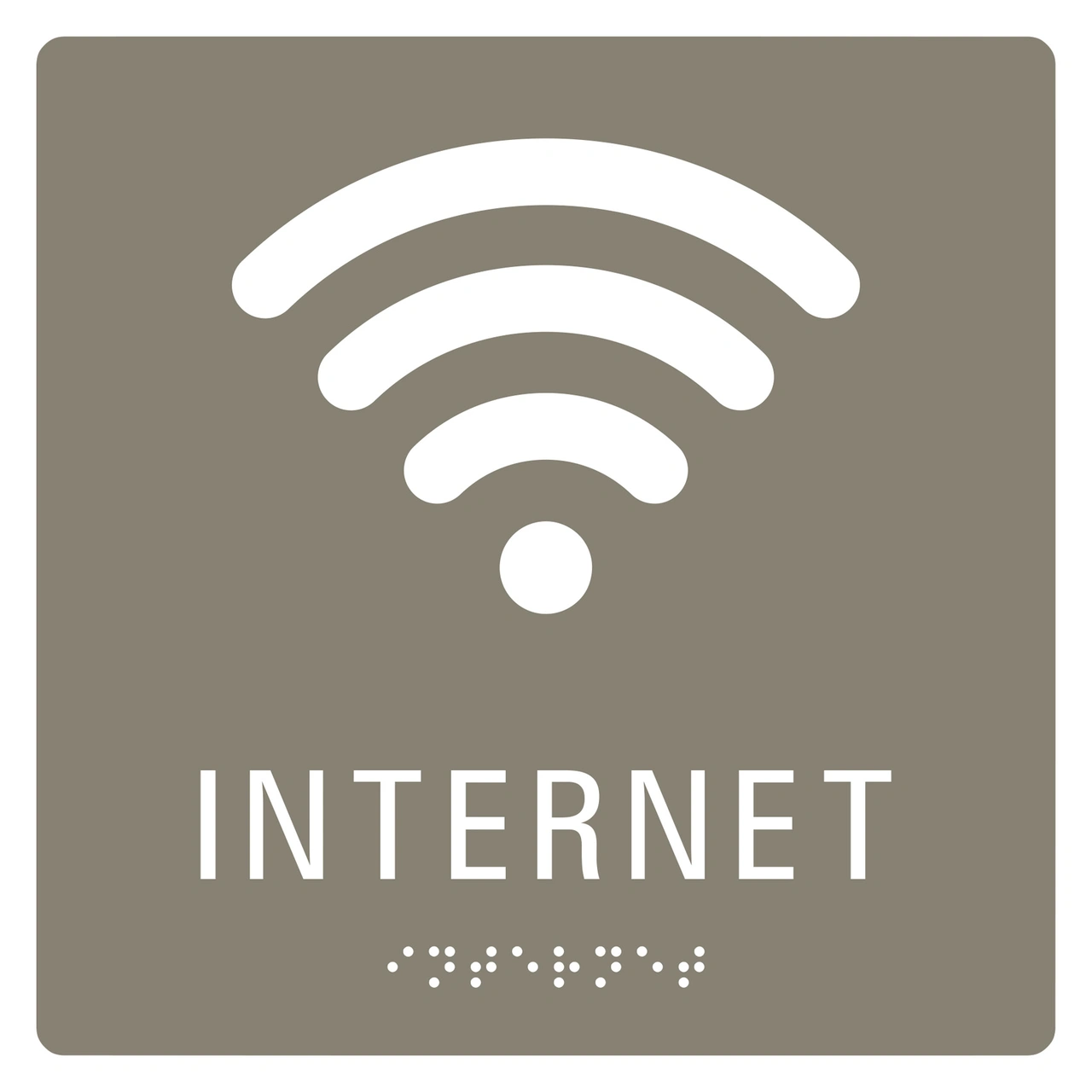 SKYLT TAKTIL INTERNET