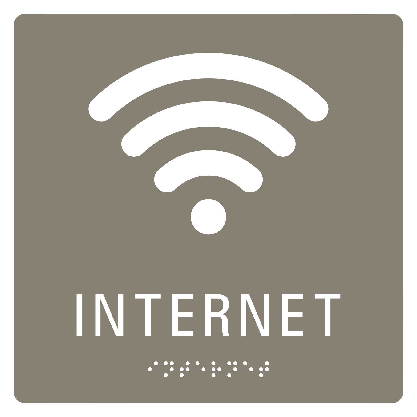 SKYLT TAKTIL INTERNET