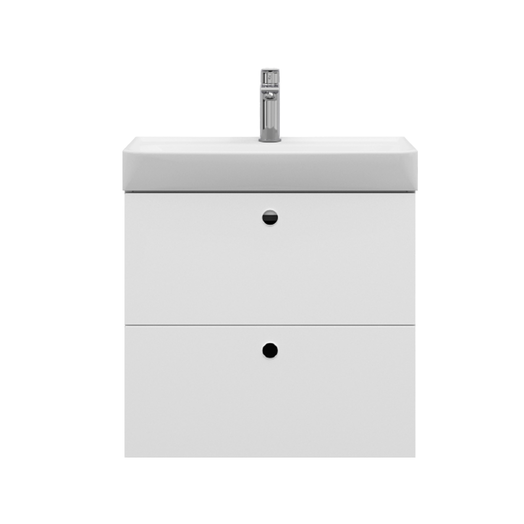 KOMMOD INTRO MED 2 LÅDOR VIT