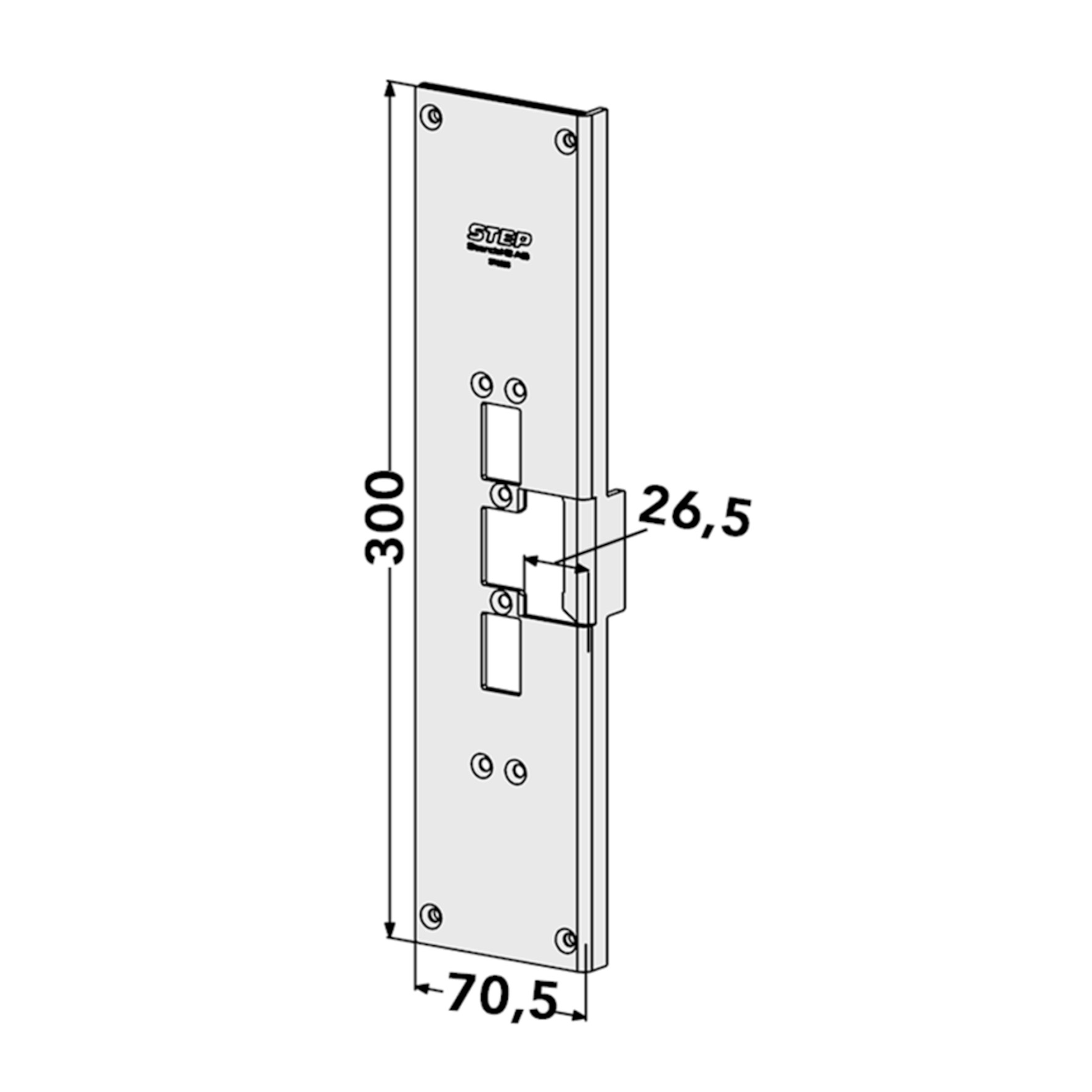 MONTERINGSSTOLPE STEP ST6596
