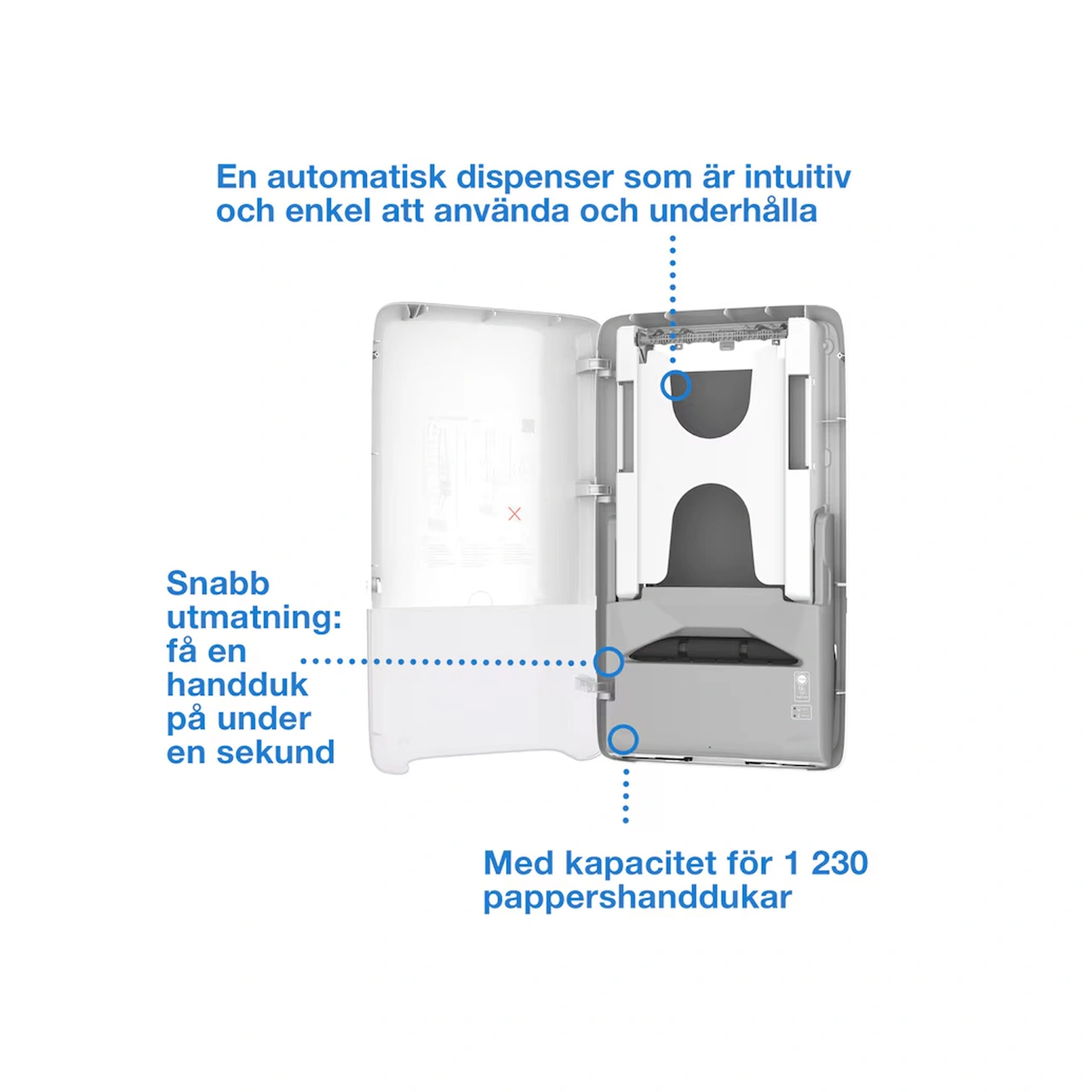 HANDDUKSSKÅP H5 PEAKSERVE PLAST