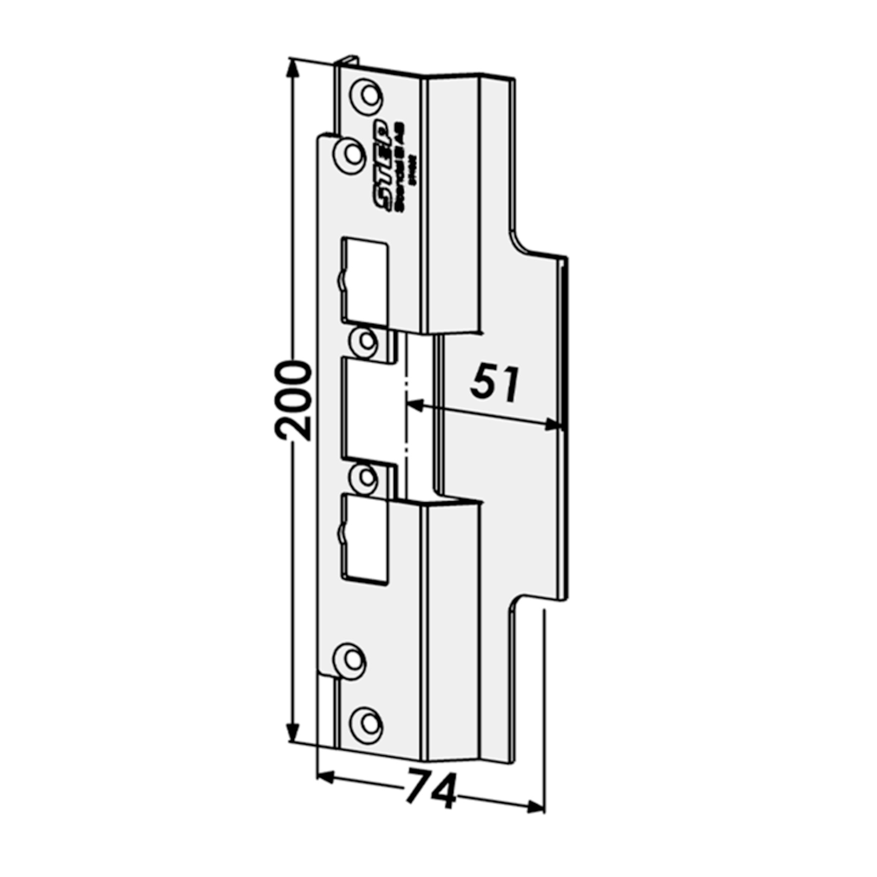 MONTERINGSSTOLPE STEP ST4052