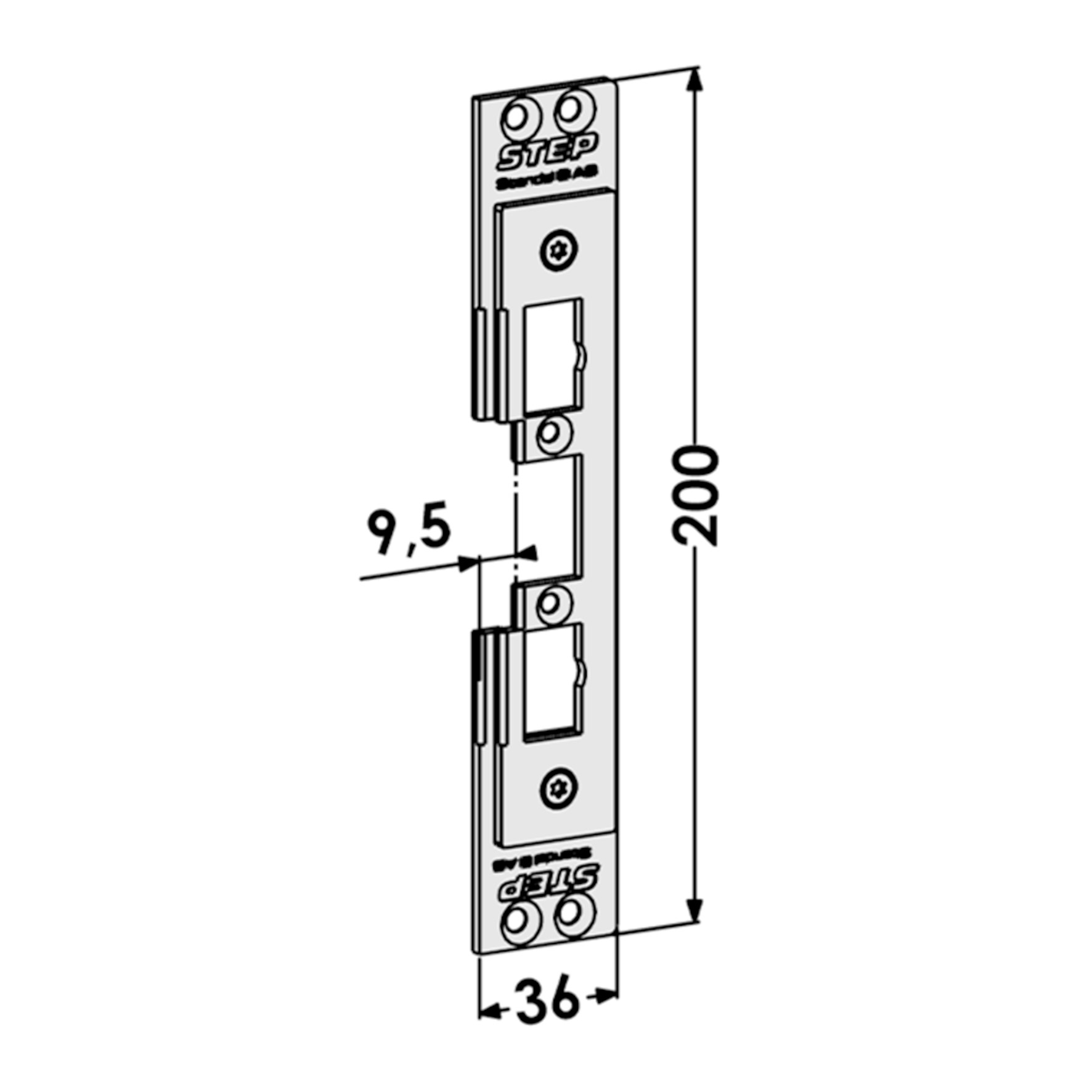 MONTERINGSSTOLPE STEP ST4040