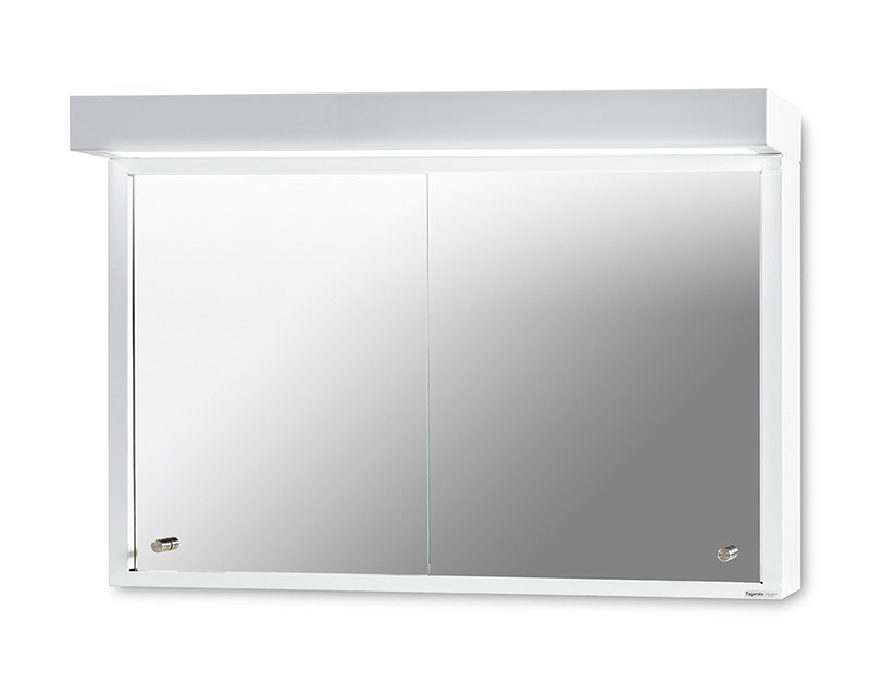 BADRUMSSKÅP FOCUS 516300 640X400 MM EXKL BELYSNING PLÅT VIT