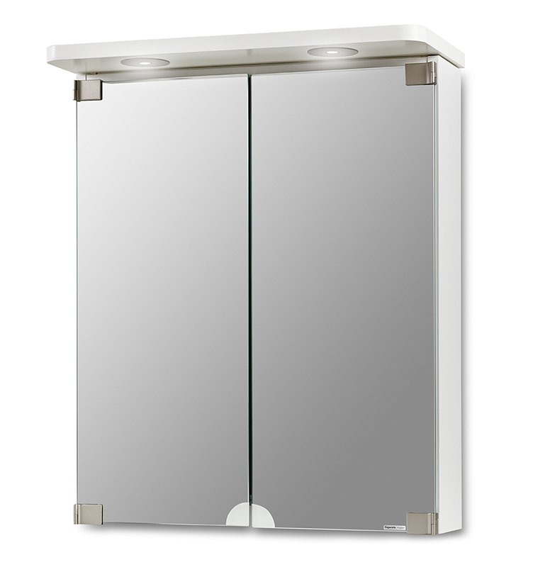 BADRUMSSKÅP DIAMANT 525100 550X670 MM EXKL BELYSNING VIT