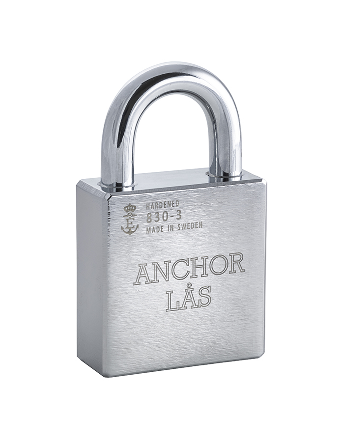 HÄNGLÅS ANCHOR 830-3 OVAL EXKL CYLINDER