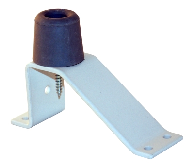 DÖRRSTOPP 94DS INKL 30 MM GUMMIBUFFERT VIT/GRÅ