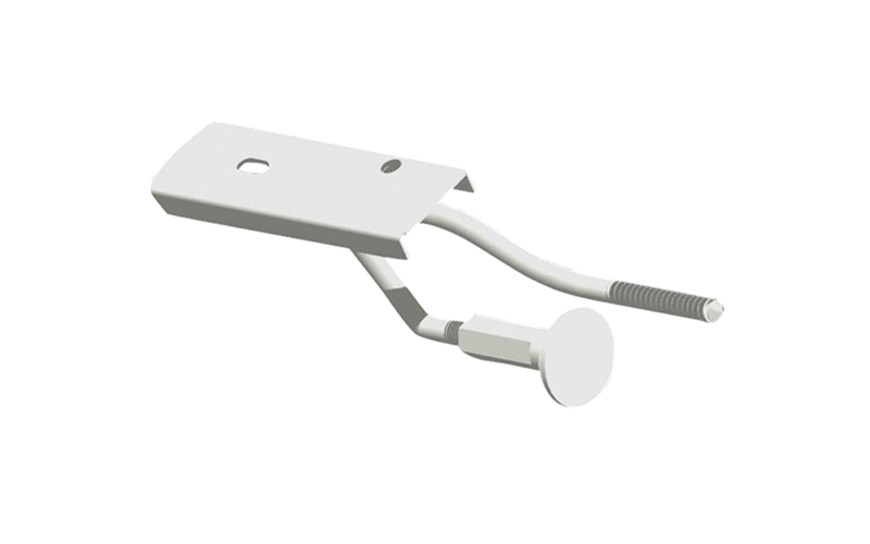 FÖNSTERBÄNKSKONSOL AH 3 100 MM MED STÖDBEN VIT