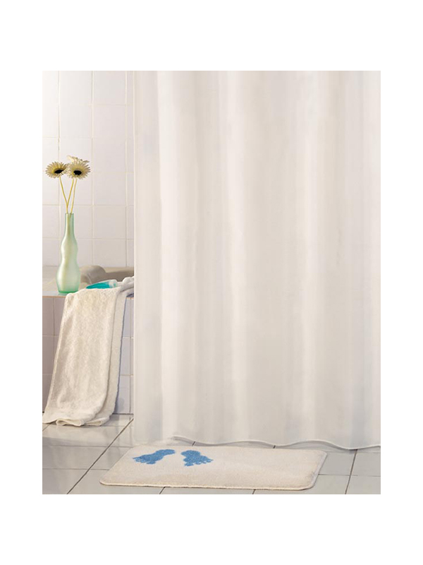 DUSCHDRAPERI BB444 1200X2000 MM VINYL VIT