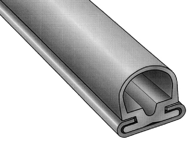 KLÄMLIST 2071 MM GRÅ EPDM INKL PLASTSKENA