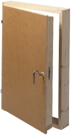 VÄGGLUCKA SAN60 EI30 540X790 MM TRÄ