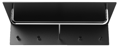 KLÄDHYLLA UNU KROK & GALGSTÅNG SVART