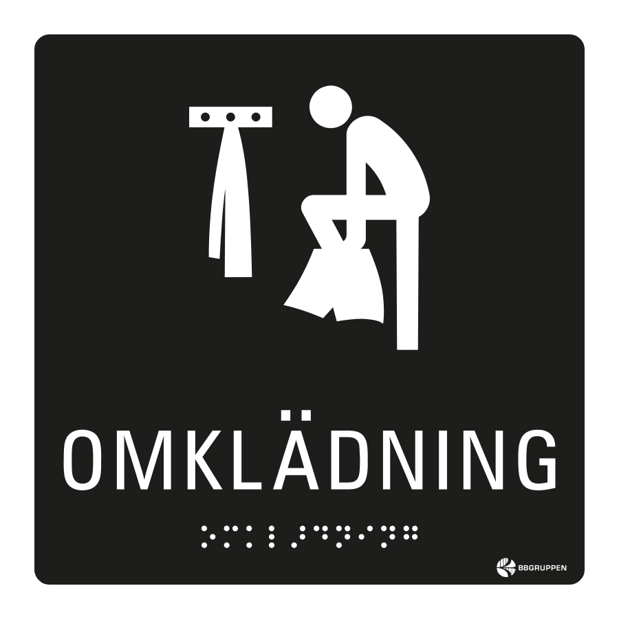 SKYLT TAKTIL OMKLÄDNING