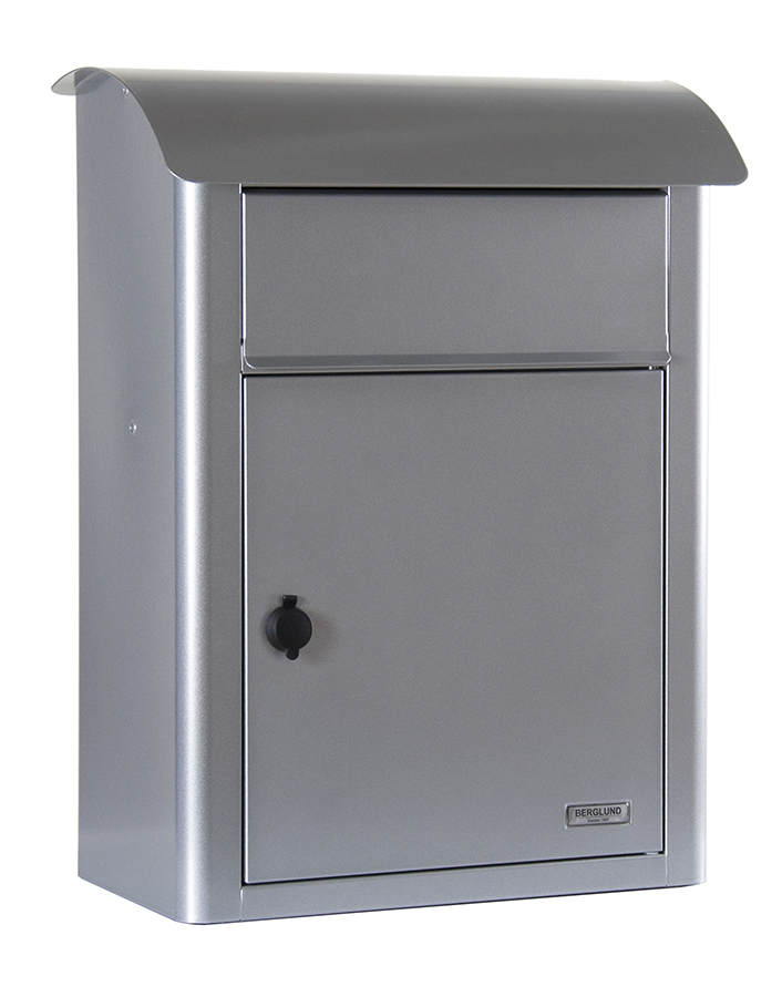 POSTLÅDA SL400 LÅSBAR SILVER