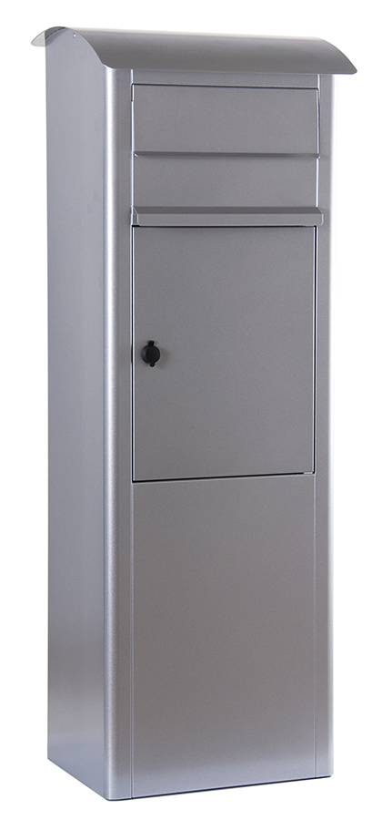 POSTLÅDA M2000 MARK LÅSBAR SILVER