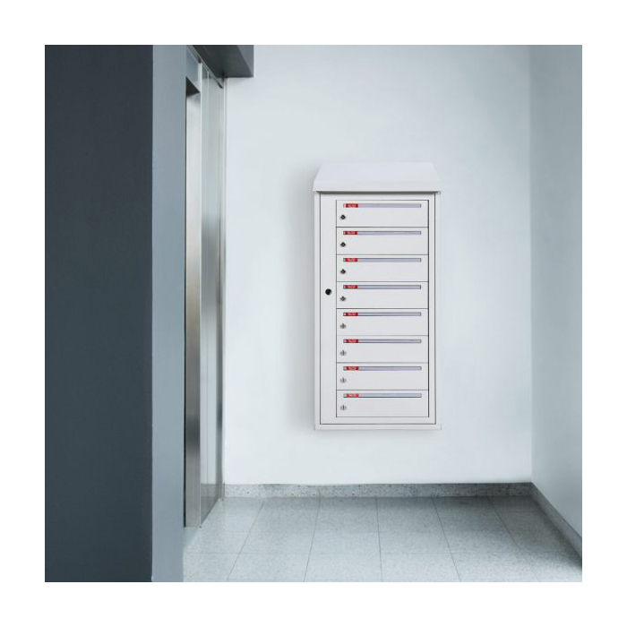 FASTIGHETSBOX RENZ CLASSIC LIGGANDE VIT