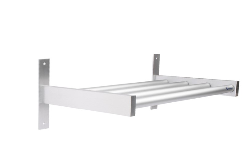 SKOHYLLA BB14 ENKEL 600 MM VÄGG ALU/ALU