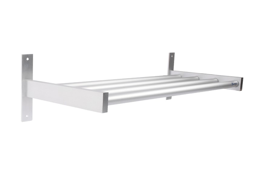 SKOHYLLA BB14 ENKEL 830 MM VÄGG ALU/ALU