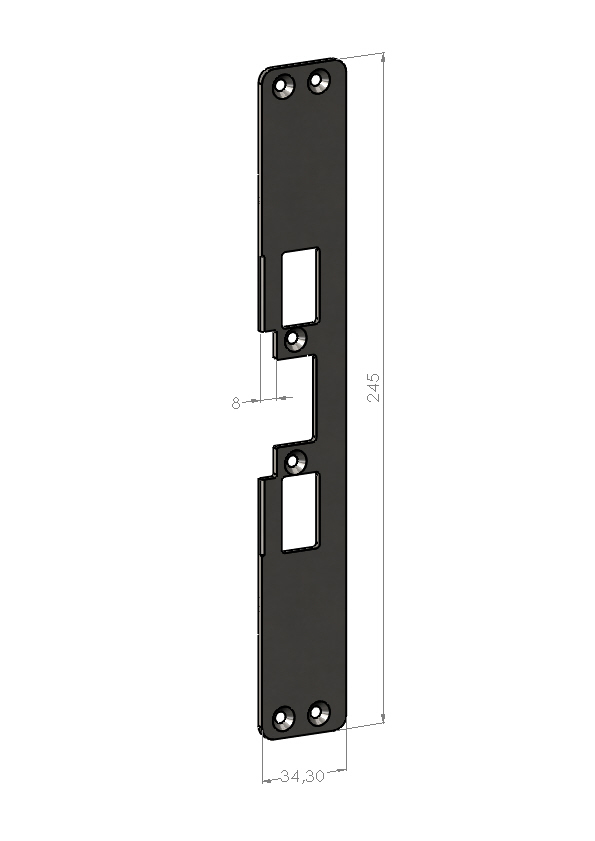 MONTERINGSSTOLPE SAFETRON SA46 & SA75 SCHÜCO
