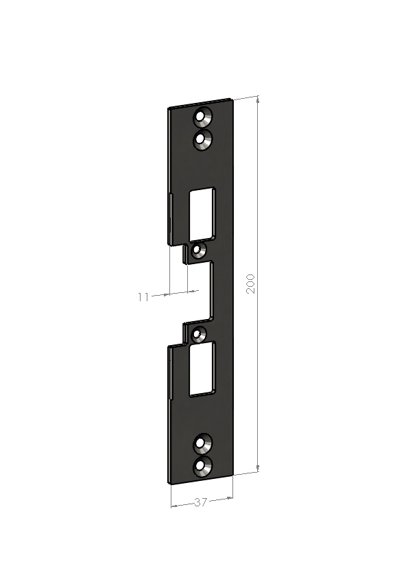 MONTERINGSSTOLPE SAFETRON SA76 WICONA 75 EVO