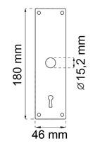 LÅNGSKYLT HABO 5 48 MM MÄSS POL