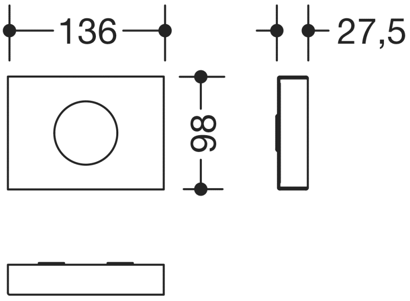 SANITETSPÅSHÅLLARE HEWI 900-SERIREN SVART MATT