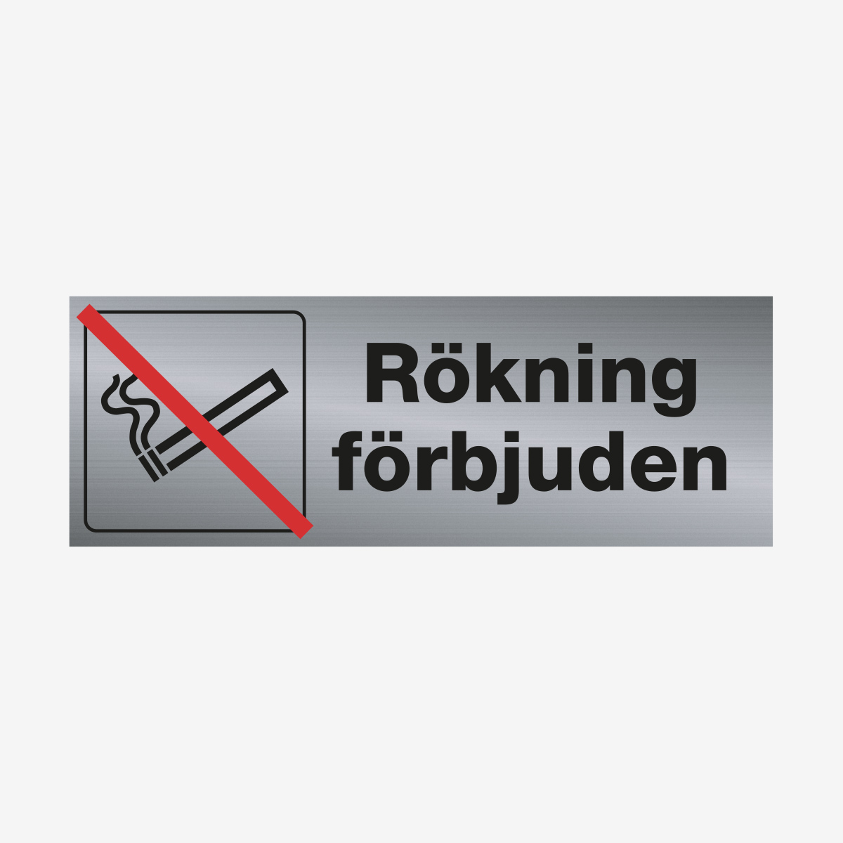 SKYLT TRIVSEL RÖKNING TILLÅTEN/FÖRBJUDEN